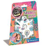 Clementoni Crazy Chic: Sparkly csillogó tetoválás szett – Clementoni