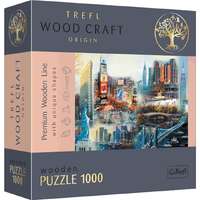 Trefl Wood Craft: New York kollázs 1000 db-os prémium fa puzzle – Trefl