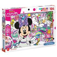 Clementoni Disney: Minnie egér 104 db-os puzzle strasszkövekkel – Clementoni