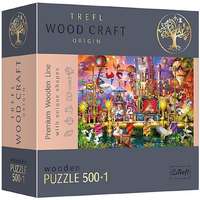 Trefl Wood Craft: Mágikus világ fa puzzle 500+1 db-os – Trefl