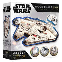 Trefl Wood Craft: Star Wars – Millenium Falcon – Az ezeréves sólyom 160 db-os prémium fa puzzle – Trefl
