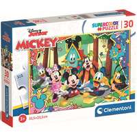 Clementoni Disney Junior: Mickey egér és barátai Supercolor puzzle 30 db-os – Clementoni