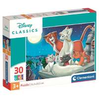 Clementoni Disney Macskarisztokraták 30 db-os Supercolor puzzle – Clementoni