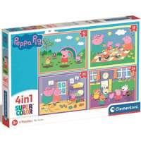 Clementoni Peppa malac 4 az 1-ben 12–16–20–24 db-os puzzle – Clementoni