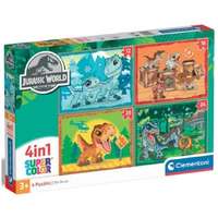 Clementoni Jurassic World 4 az 1-ben 12–16–20–24 db-os puzzle – Clementoni