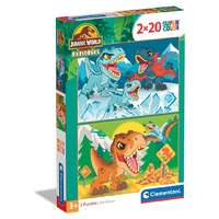 Clementoni Jurassic World 2×20 db-os Supercolor puzzle – Clementoni