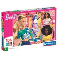 Clementoni Csodálatos Barbie babák 104 db-os Supercolor puzzle – Clementoni