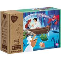 Clementoni Disney hercegnők: Ariel, a kis hableány 104 db-os puzzle – Clementoni