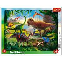 Trefl Dinoszauruszok 25 db-os keretes puzzle – Trefl