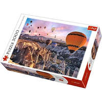 Trefl Hőlégballonnal Kappadókia felett, Törökország 3000 db-os prémium puzzle – Trefl