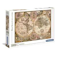 Clementoni Antik világtérkép HQC 3000 db-os puzzle – Clementoni