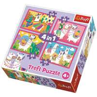 Trefl Láma vakációja 4 az 1-ben puzzle – Trefl