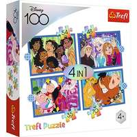 Trefl Boldog Disney családok 4az1-ben puzzle – Trefl