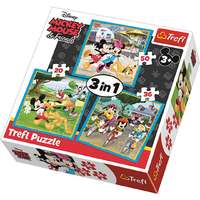 Trefl Mickey egér és barátai 3 az 1-ben puzzle – Trefl