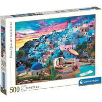 Clementoni Kilátás Santorini szigetén HQC puzzle 500 db-os – Clementoni