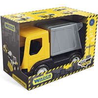 Wader Tech Truck sárga kukásautó 26 cm – Wader