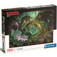Clementoni Dungeons & Dragons: Zöld sárkány HQC 1000 db-os puzzle – Clementoni