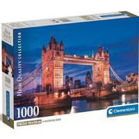 Clementoni Tower Bridge éjjel HQC 1000 db-os puzzle poszterrel – Clementoni