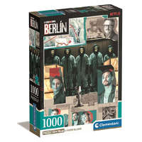 Clementoni A nagy pénzrablás: Berlin szereplői 1000 db-os Compact puzzle 50×70 cm – Clementoni