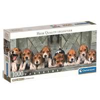 Clementoni Beagle kutyusok 1000 db-os panoráma puzzle 98×33 cm – Clementoni