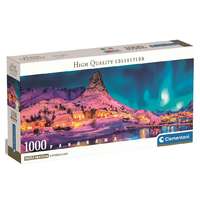 Clementoni Színes téli éjszaka 1000 db-os HQC panoráma puzzle 98×33 cm – Clementoni