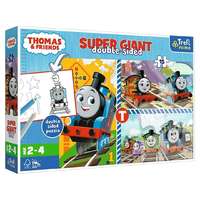 Trefl Thomas mozdony és barátai Super Giant kétoldalas 3 az 1-ben puzzle 15 db-os – Trefl