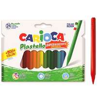 Carioca Carioca: Plastello zsírkréta szett tartós színekkel 24 db-os