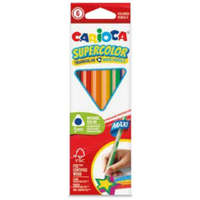 Carioca SuperColor háromszög alakú 6 db-os maxi színesceruza készlet – Carioca