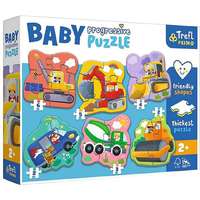 Trefl Építkezés 6 az 1-ben Baby Progressiv puzzle – Trefl