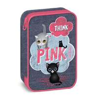 Ars Una Ars Una: Think Pink többszintes kihajtható tolltartó 15,5×22,5×4,5 cm