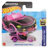 Hot Wheels Hot Wheels: Monster High Ghoul Mobile fekete kisautó 1/64 – Mattel
