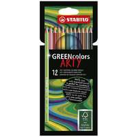 Stabilo Stabilo: GREENcolors ARTY színesceruza 12 db-os szett