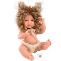 Llorens Llorens: Fiú csecsemő baba 30 cm-es oroszlános sapkában