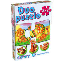 Magyar Gyártó DUO Puzzle Szafari állatokkal – D-Toys