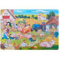 Magyar Gyártó Maxi puzzle Farm állatokkal – D-Toys