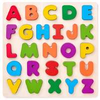 Woodyland Színes betűk fa formapuzzle 26 db-os – Woodyland