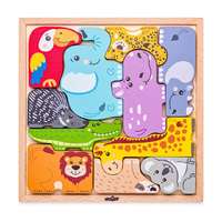 Woodyland Állatos fa formakirakó puzzle – Woodyland