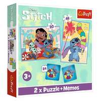 Trefl Disney Lilo&Stitch puzzle és memóriakártya 2 az 1-ben szett – Trefl