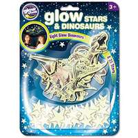 Flair Toys Csillagok és dinoszauruszok foszforeszkáló matrica csomag