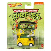 Mattel Hot Wheels: Premium Real Rides Tini Nindzsa Teknőcök Party Wagon kisautó 1/64 – Mattel