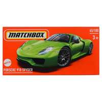 Mattel Matchbox: Papírdobozos Porsche 918 Spyder kisautó modell 1/64 – Mattel