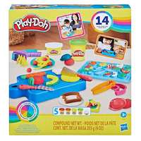 Hasbro Play-Doh: Little Chef gyurmaszett 5 tégely gyurmával és kiegészítőkkel 255g – Hasbro
