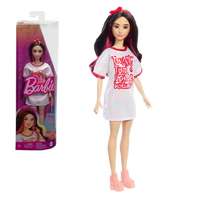 Mattel Barbie: Fashionista stílusos baba oversized pólóruhában – Mattel