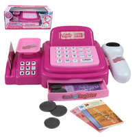 MK Toys Rózsaszín elektronikus pénztárgép