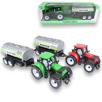 MK Toys Farm traktor vizes tartálykocsival