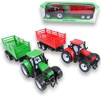 MK Toys Farm traktor kéttengelyes tartálykocsival