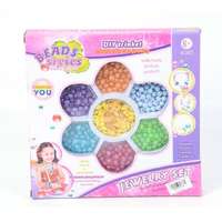MK Toys Ékszerkészítő gyöngy szett gömb alakú gyöngyökkel