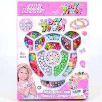 Magic Toys ABC ékszerkészítő szett színes gyöngyökkel kb. 6500 db-os