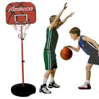 Magic Toys Állítható méretű kosárlabda palánk állvánnyal és labdával 120–60 cm