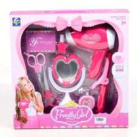 Magic Toys Pretty Girl pink fodrász szett ollóval és hajszárítóval